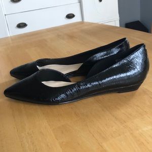 Nine West Size 7.5 Black Flats